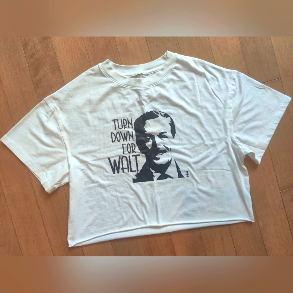 Turn Down for Walt (Disney) Crop Top